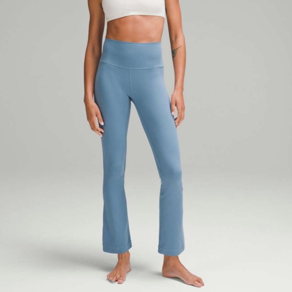 Lululemon Align High-Rise Mini-Flared Pant 28" in Utility Blue